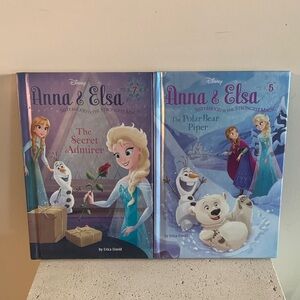 Disney Frozen NEW Anna & Elsa Story book graphic novel hardcover- 2 books 5 & 7